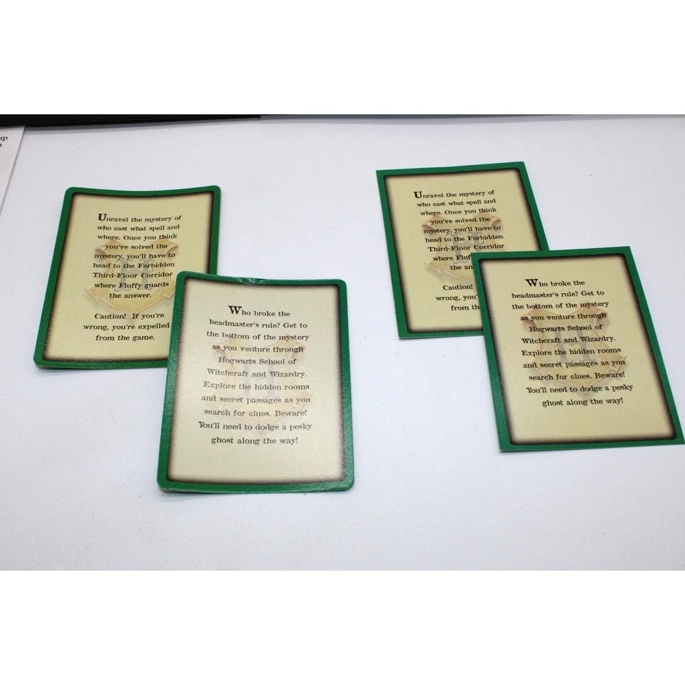 VTG Harry Potter Mystery at Hogwarts Game Mattel, 2000 w/ EXTRAS!